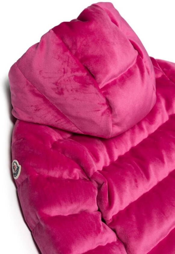 Moncler Enfant Daos gewatteerd jack Roze