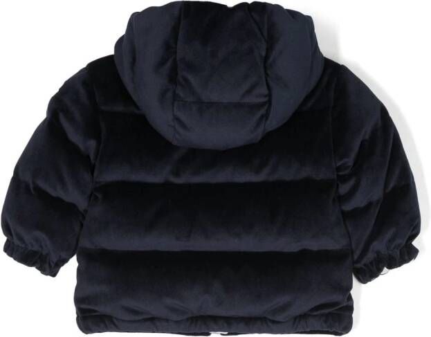 Moncler Enfant Gewatteerd jack Blauw