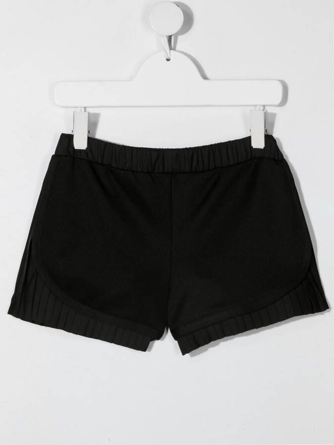 Moncler Enfant Elastische shorts Zwart