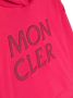 Moncler Enfant Hoodie met logo-reliëf Roze - Thumbnail 3