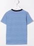 Moncler Enfant Gestreept T-shirt Blauw - Thumbnail 2