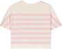 Moncler Enfant Gestreept T-shirt Roze - Thumbnail 2