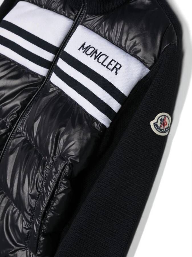 Moncler Enfant Gewatteerd jack Blauw