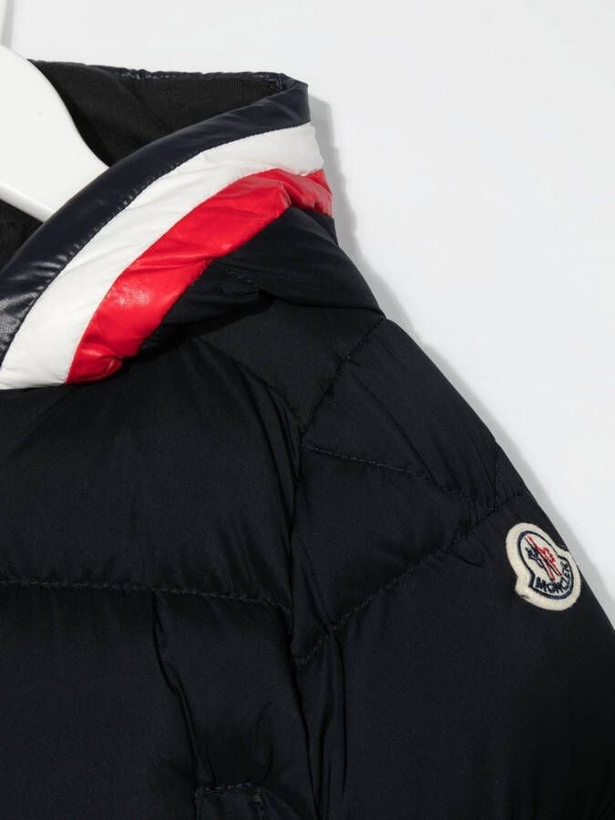 Moncler Enfant Gewatteerd jack Blauw