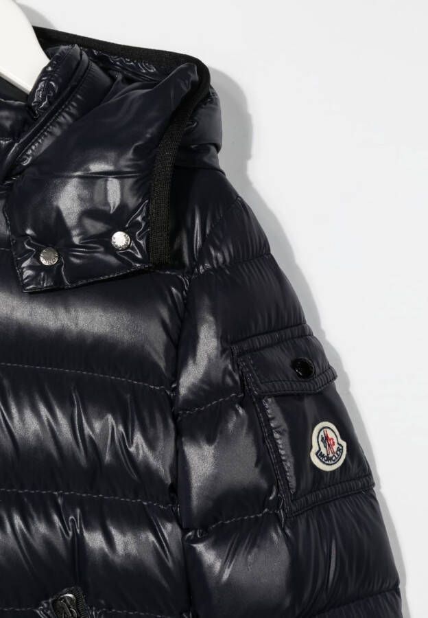 Moncler Enfant Gewatteerd jack Blauw