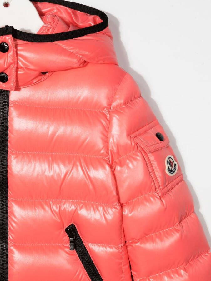 Moncler Enfant Gewatteerd jack Roze