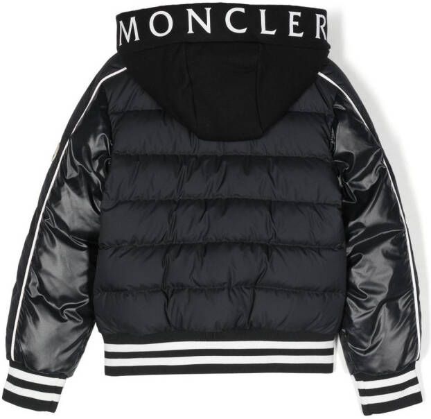 Moncler Enfant Gewatteerde donsjas Zwart