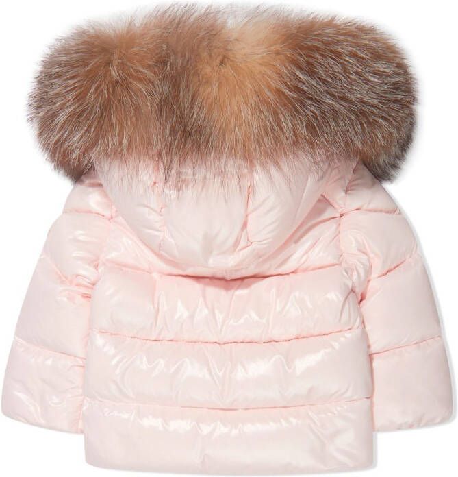 Moncler Enfant Gewatteerd jack Roze