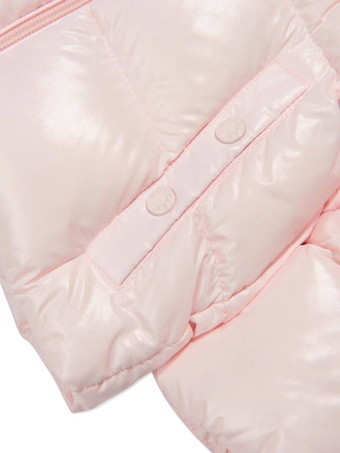 Moncler Enfant Gewatteerd jack Roze