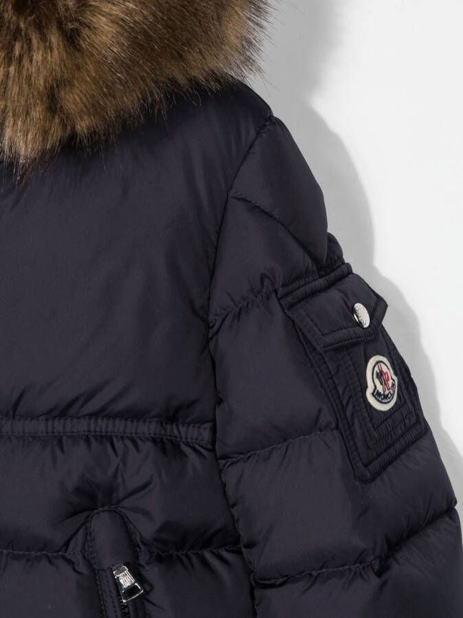 Moncler Enfant Jack met capuchon Blauw