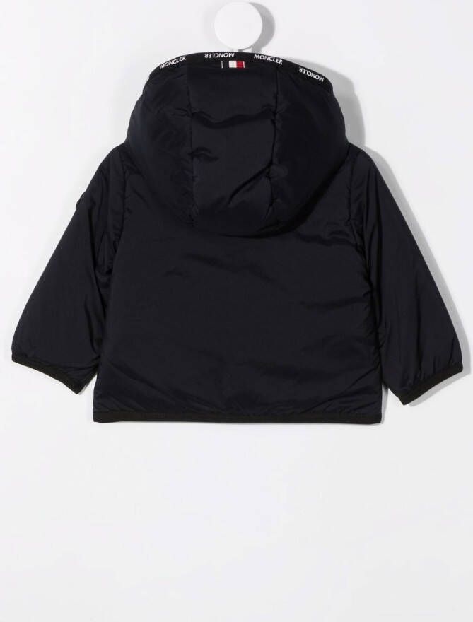 Moncler Enfant Jack met capuchon Blauw