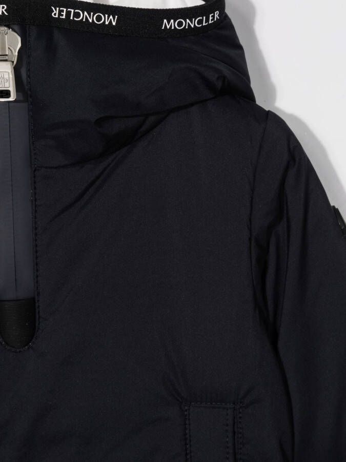 Moncler Enfant Jack met capuchon Blauw
