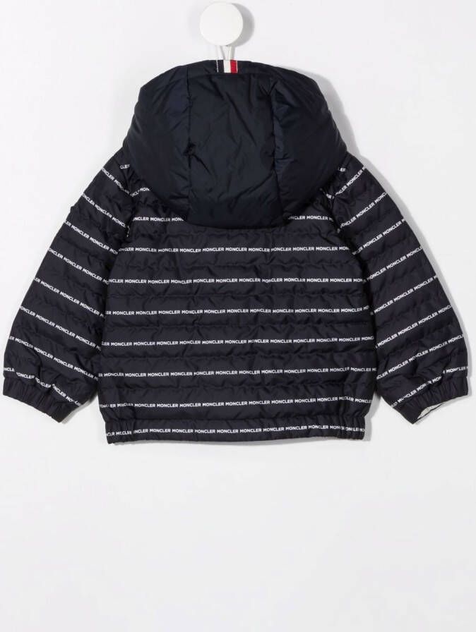 Moncler Enfant Jack met capuchon Blauw