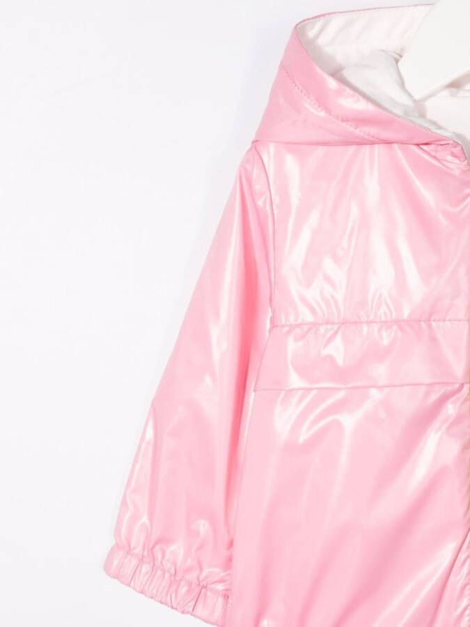 Moncler Enfant Jack met capuchon Roze