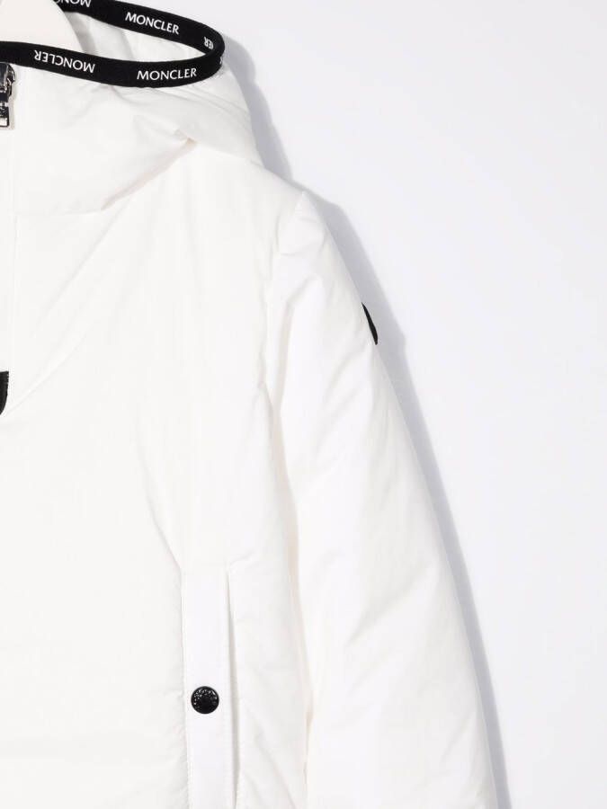 Moncler Enfant Jack met capuchon Wit