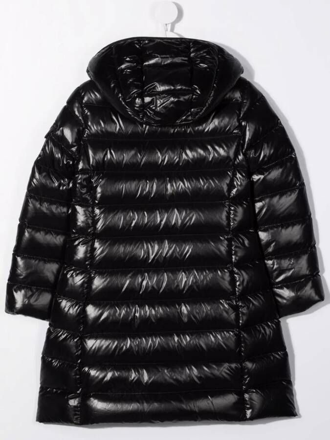 Moncler Enfant Jack met logopatch Zwart