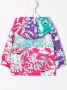Moncler Enfant Jack met palmboomprint Roze - Thumbnail 2