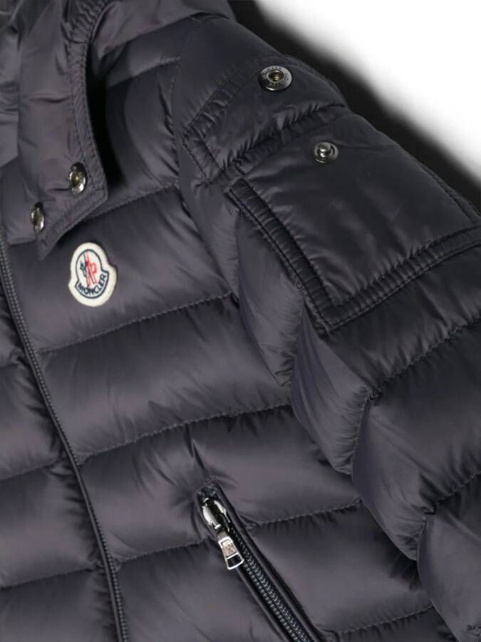 Moncler Enfant Jack met logopatch Blauw