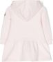 Moncler Enfant Jurk met geborduurd logo Roze - Thumbnail 2