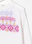 Moncler Enfant Jurk met geometrische print Wit - Thumbnail 3