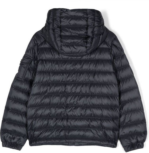 Moncler Enfant Jack met capuchon Blauw