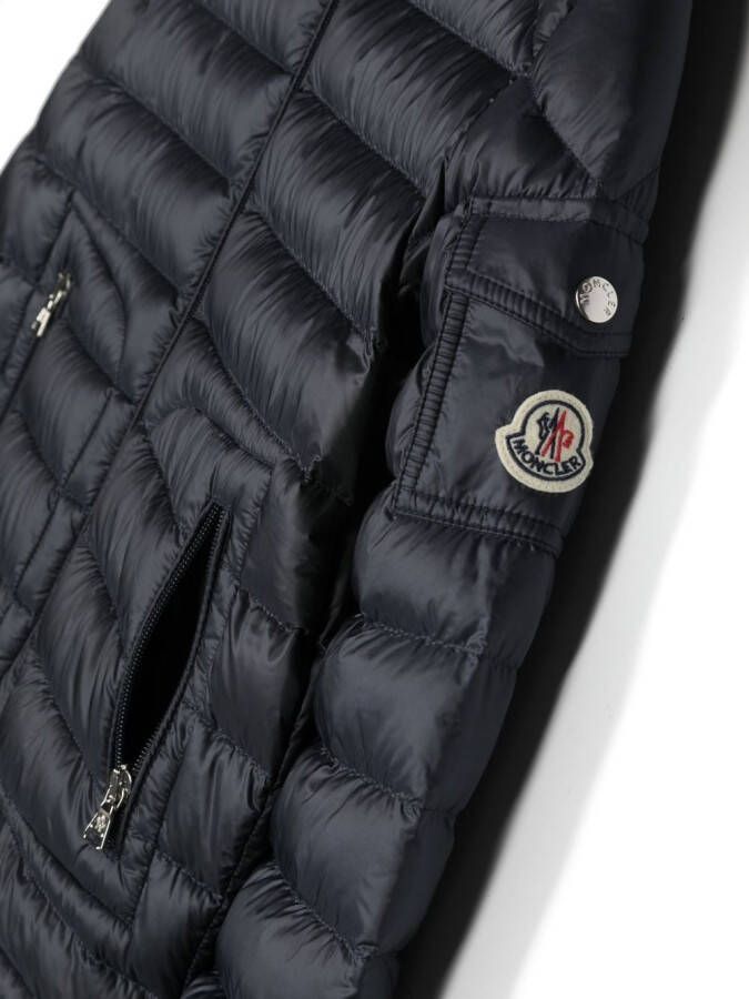 Moncler Enfant Jack met capuchon Blauw