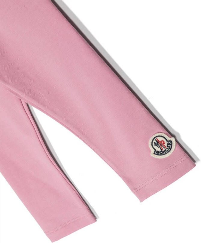 Moncler Enfant Legging met elastische tailleband Roze