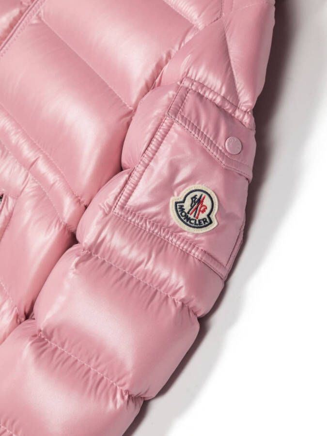 Moncler Enfant Gewatteerd jack Roze