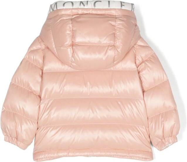 Moncler Enfant Gewatteerd jack Roze