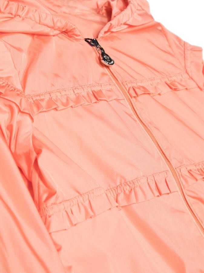 Moncler Enfant Jack met logopatch Oranje