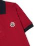 Moncler Enfant Poloshirt met logopatch Rood - Thumbnail 3
