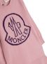Moncler Enfant Sweaterjurk met logoprint Roze - Thumbnail 3