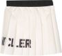 Moncler Enfant Plooirok met logoprint Beige - Thumbnail 2