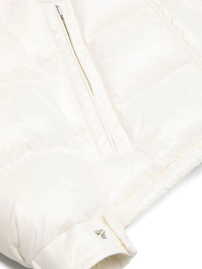 Moncler Enfant Gewatteerd donsjack Wit