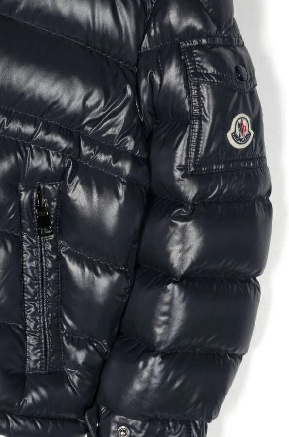 Moncler Enfant Gewatteerd jack Blauw