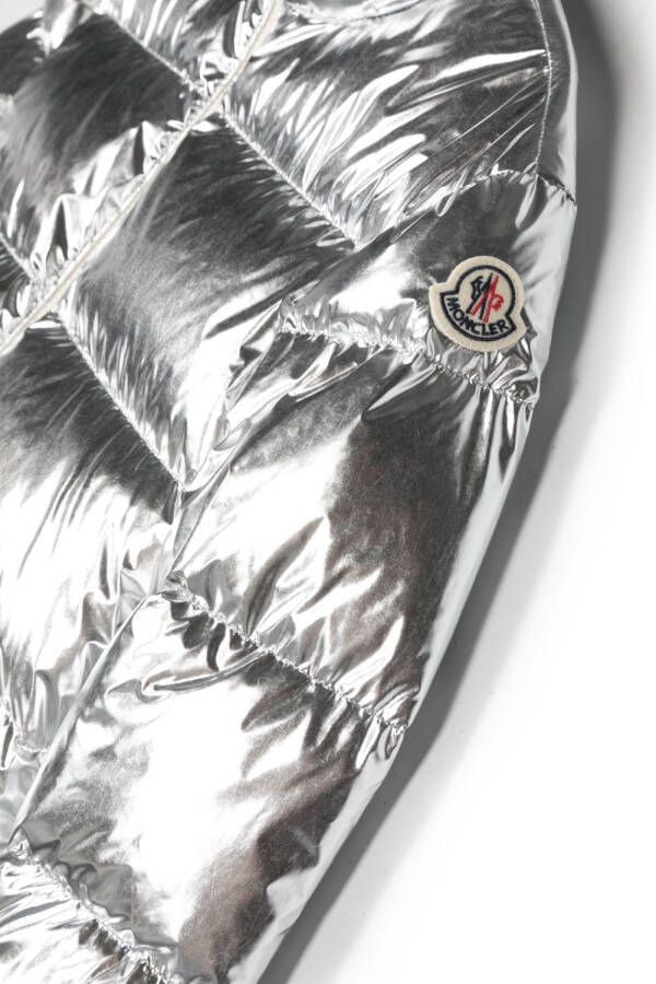 Moncler Enfant Gewatteerd jack Metallic