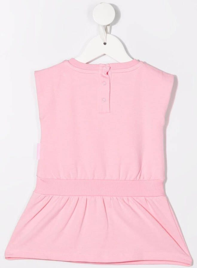 Moncler Enfant Mouwloze jurk Roze