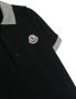 Moncler Enfant Poloshirt met contrasterende kraag Zwart - Thumbnail 3