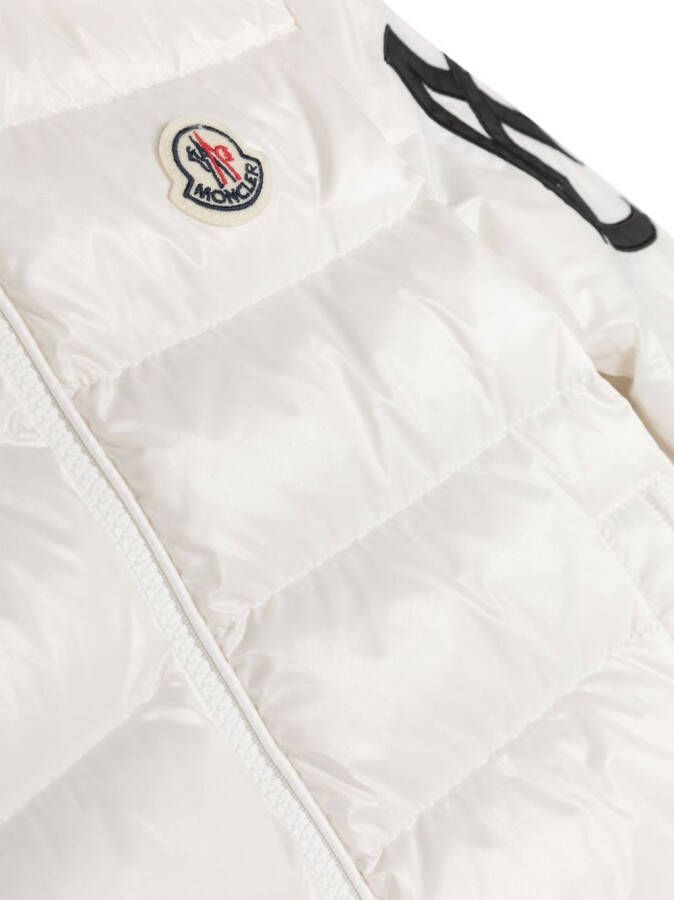 Moncler Enfant Jack met capuchon Wit