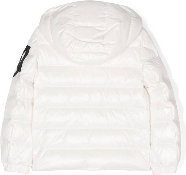 Moncler Enfant Jack met capuchon Wit