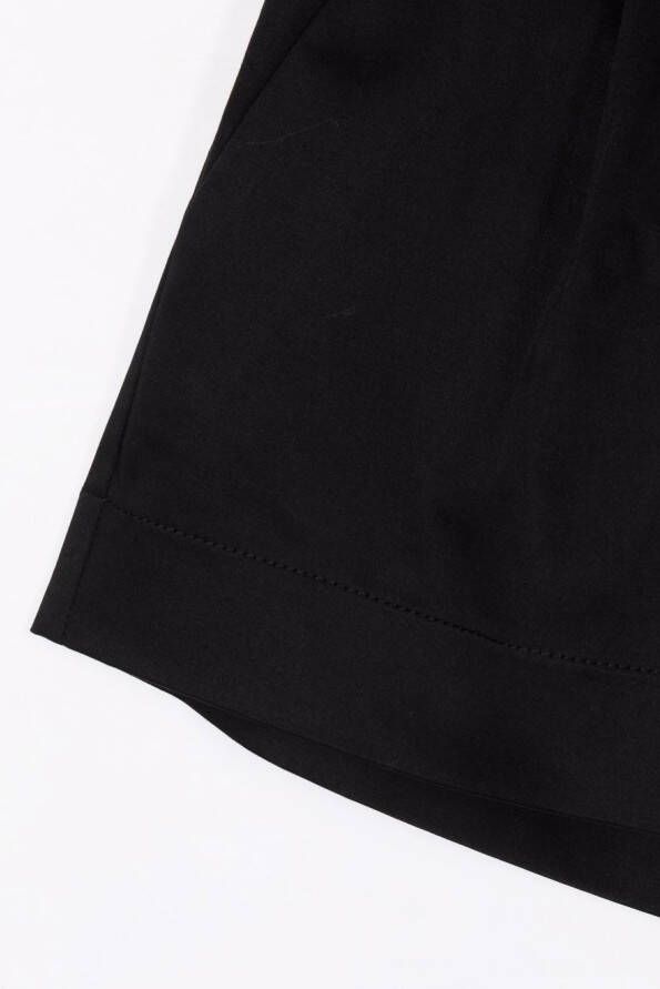 Moncler Enfant Shorts met logo taille Zwart
