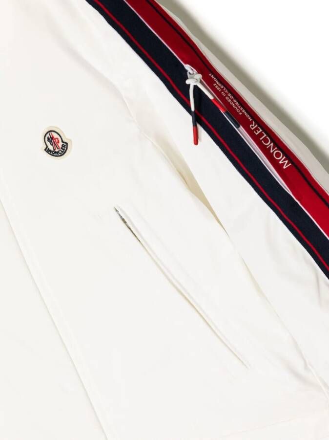 Moncler Enfant Jack met capuchon Wit