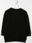 Moncler Enfant Sweaterjurk met geborduurd logo Zwart - Thumbnail 2