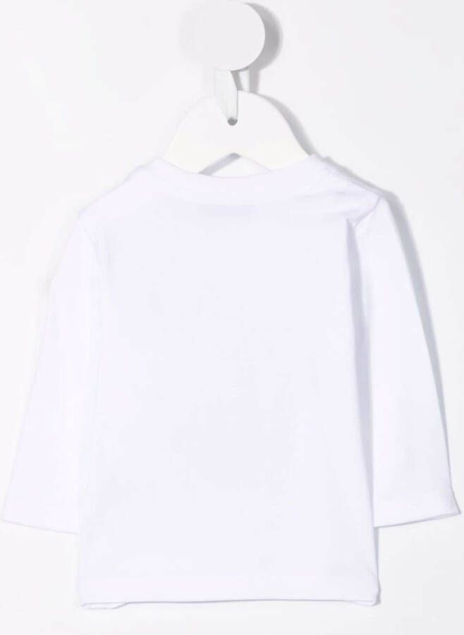 Moncler Enfant T-shirt met beerprint Wit
