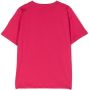 Moncler Enfant T-shirt met geborduurd logo Roze - Thumbnail 2