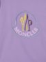 Moncler Enfant T-shirt met logoprint Paars - Thumbnail 3