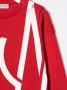 Moncler Enfant T-shirt met logoprint Rood - Thumbnail 3