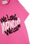 Moncler Enfant T-shirt met logoprint Roze - Thumbnail 3