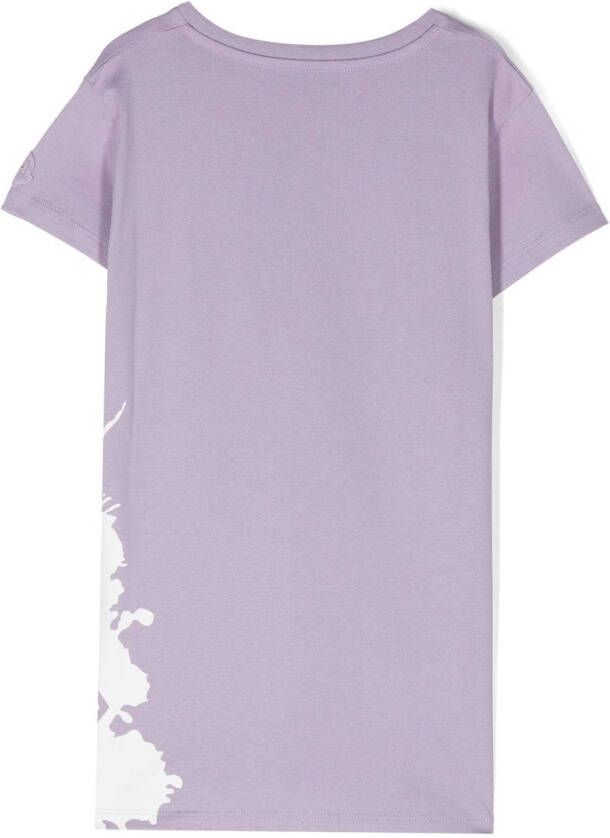 Moncler Enfant T-shirt met logoprint Veelkleurig