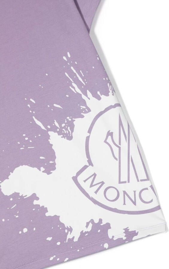 Moncler Enfant T-shirt met logoprint Veelkleurig